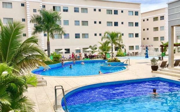 Encontro Das Aguas Caldas - Cortesia Ingressos Da Rede Wam Opcoes Water Park, Nautico E Clube Prive Caldas Novas Kültér fotó